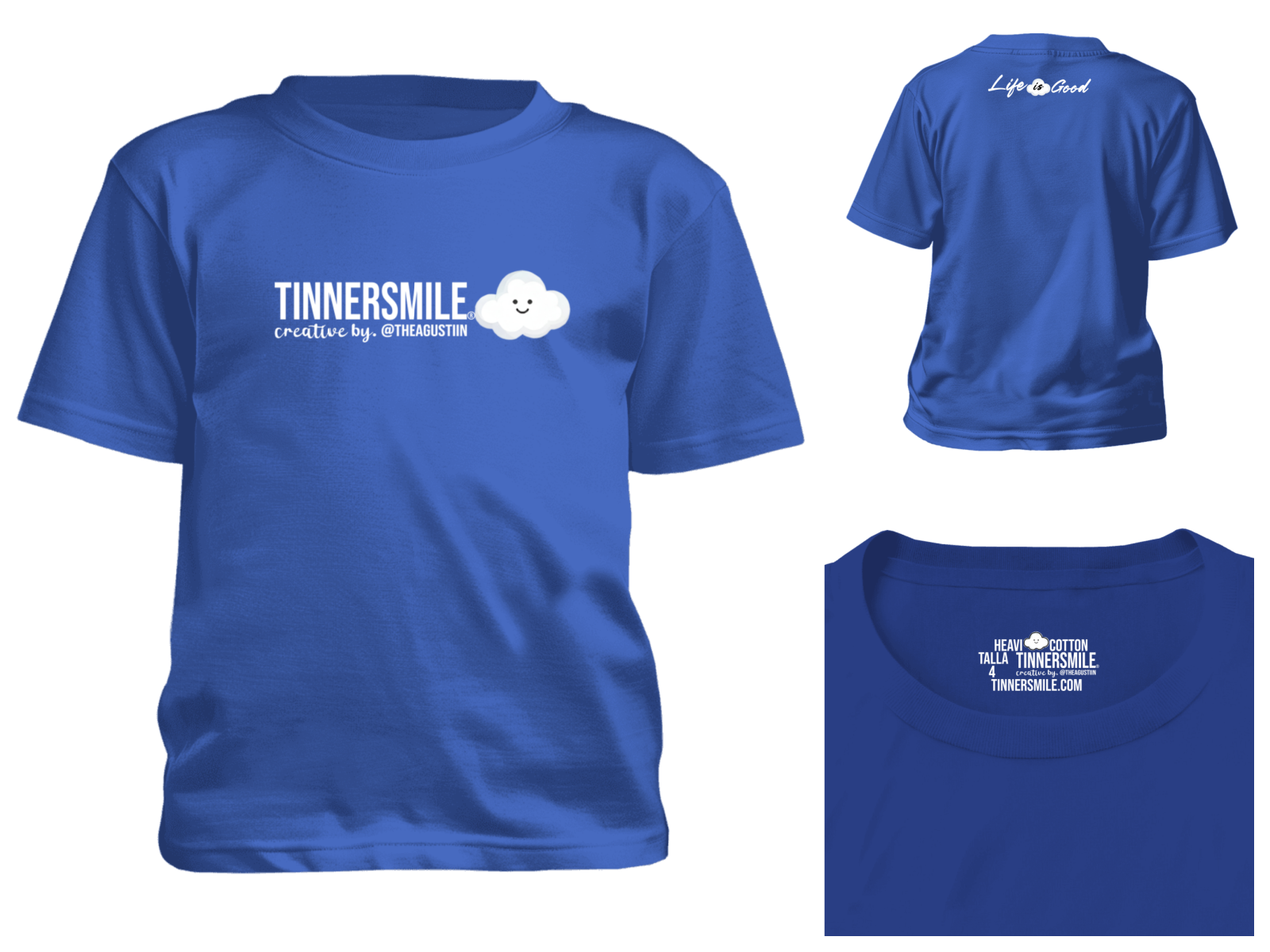 Polera Polo Niño/Niña cuello redondo manga corta.