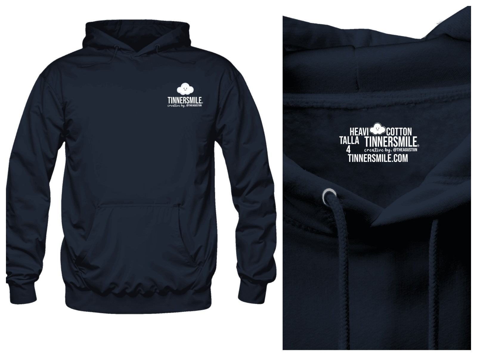 Polerón tipo Canguro hombre TINNERSMILE®