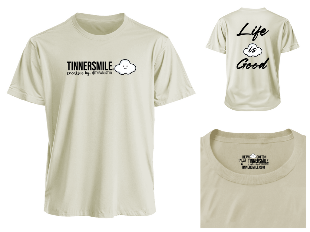 Polera Polo cuello redondo manga corta unisex.