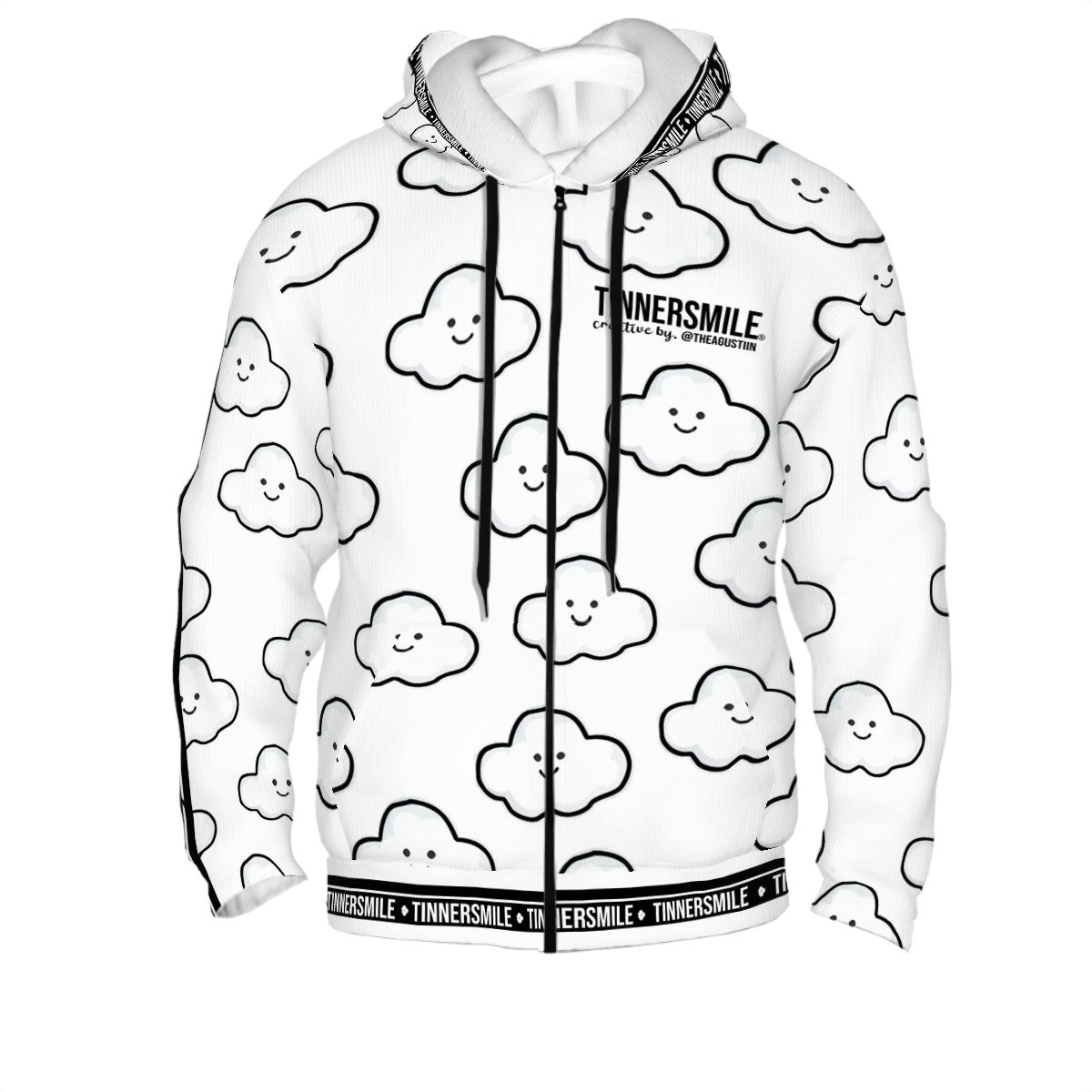 Polerón Unisex con cierre FULLPRINTS TINNERSMILE®