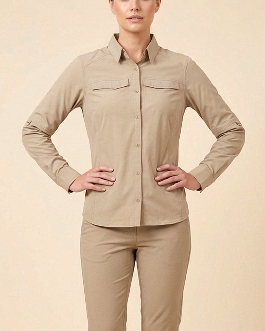 Camisa Outwork Abelia Mujer Manga Larga