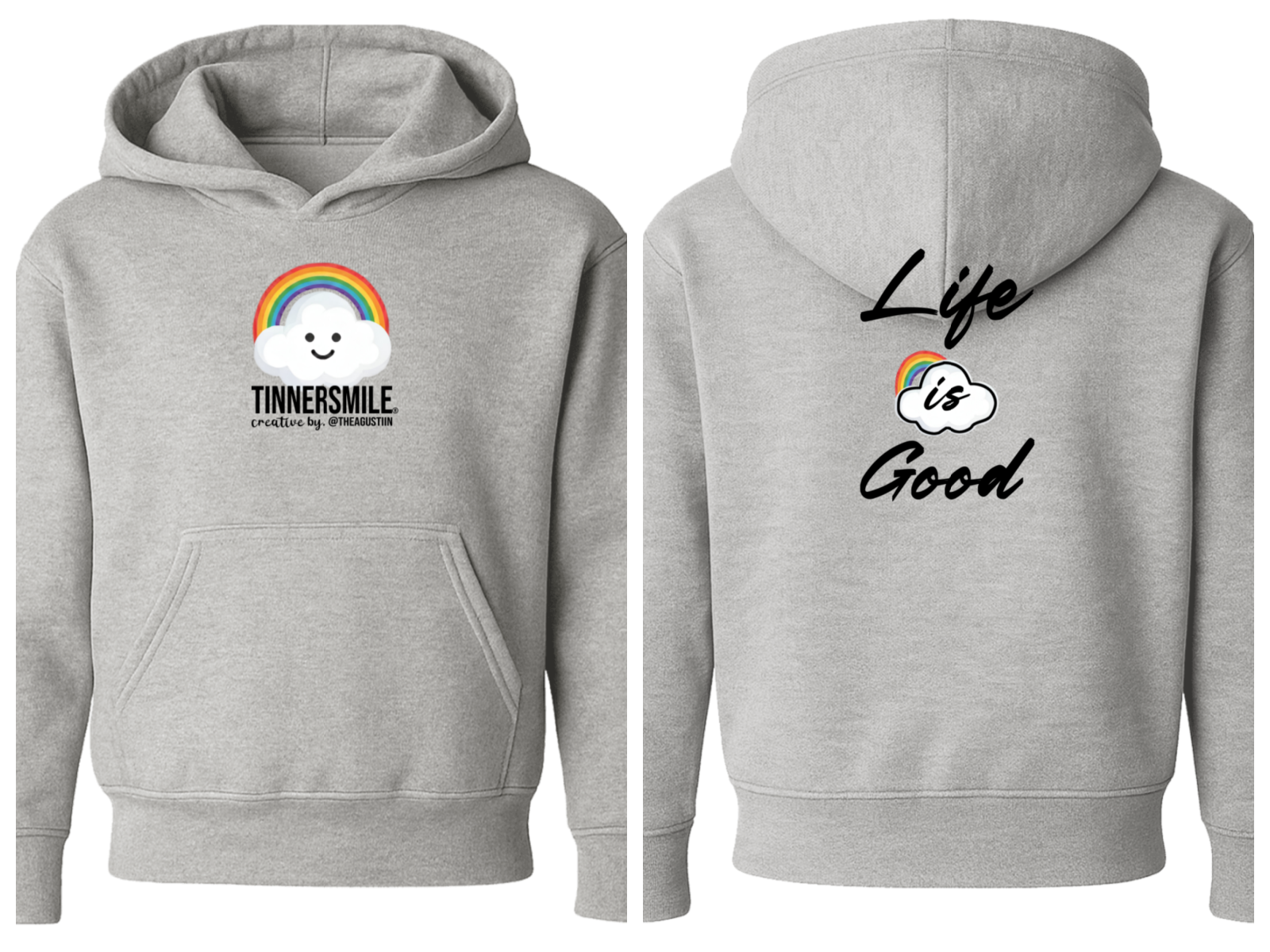 Polerón tipo Canguro niños TINNERSMILE®