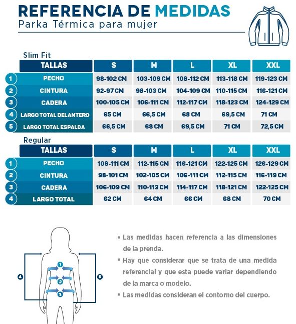 Parka Pukem sin Gorro Mujer.