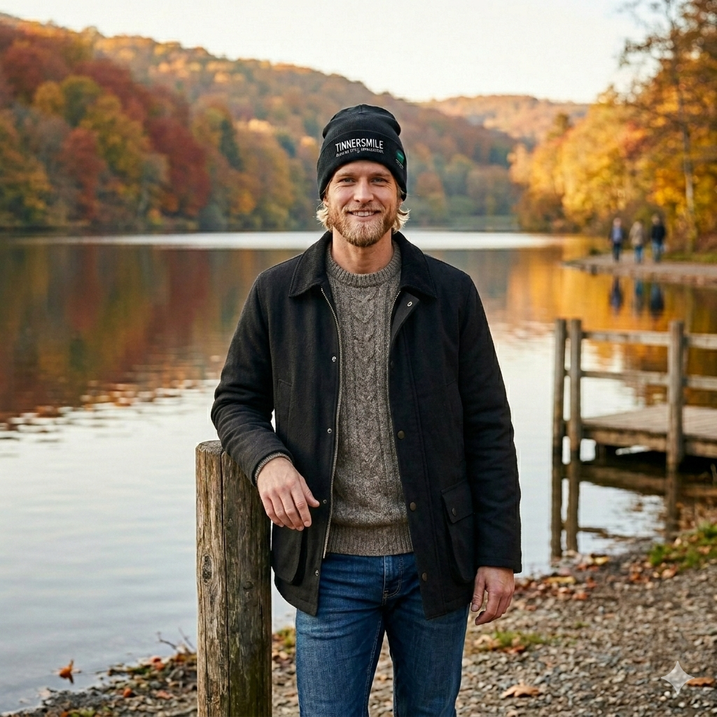 Gorro Poliester negro TINNERSMILE®