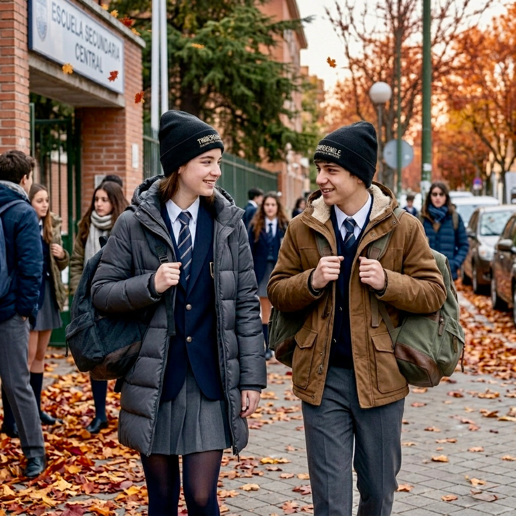 Gorro Poliester negro TINNERSMILE®