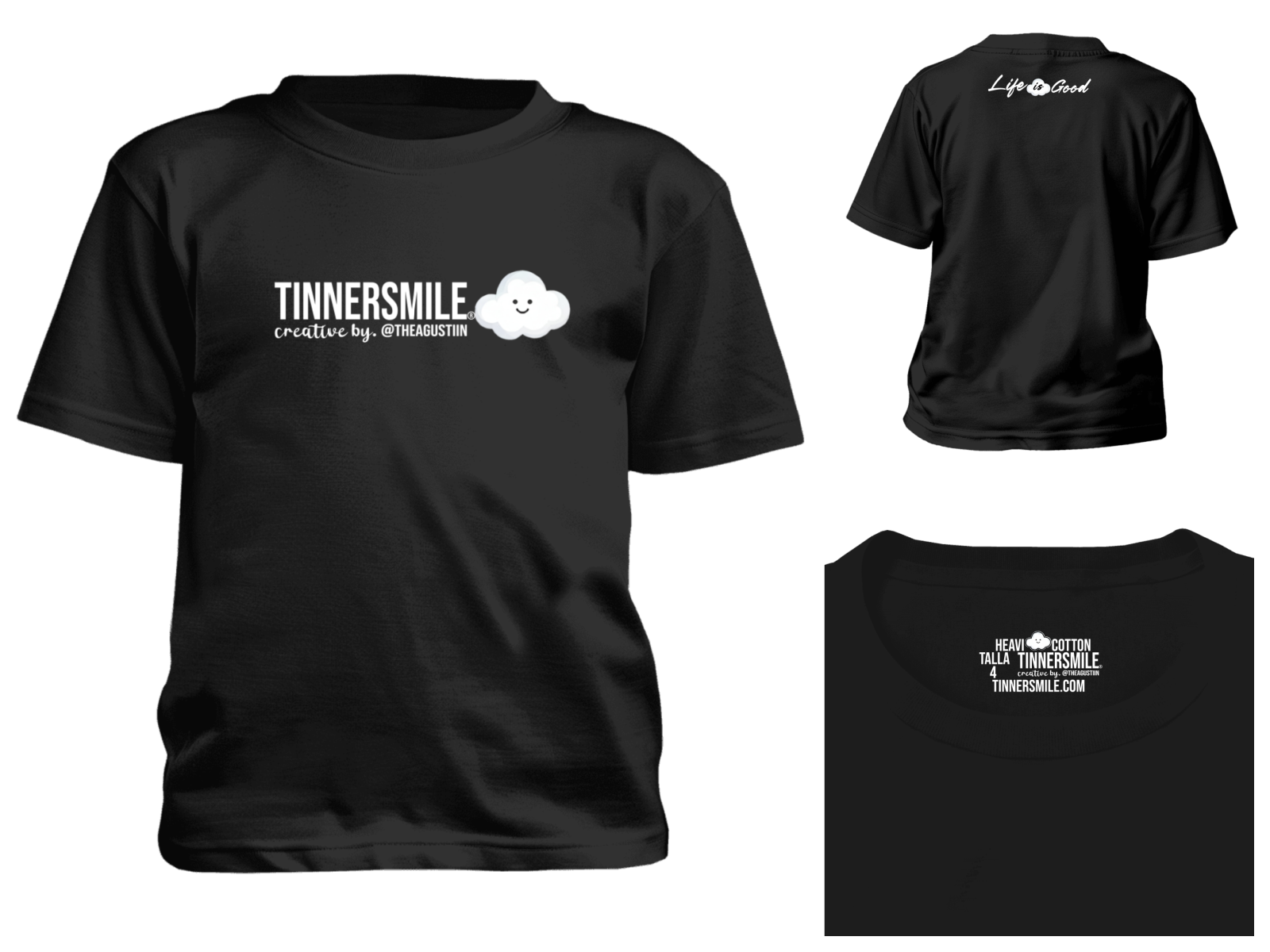 Polera Polo Niño/Niña cuello redondo manga corta.