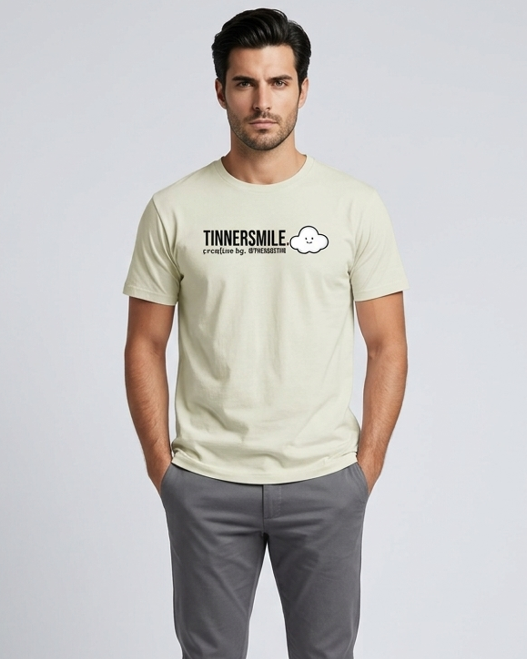 Polera Polo cuello redondo manga corta unisex.