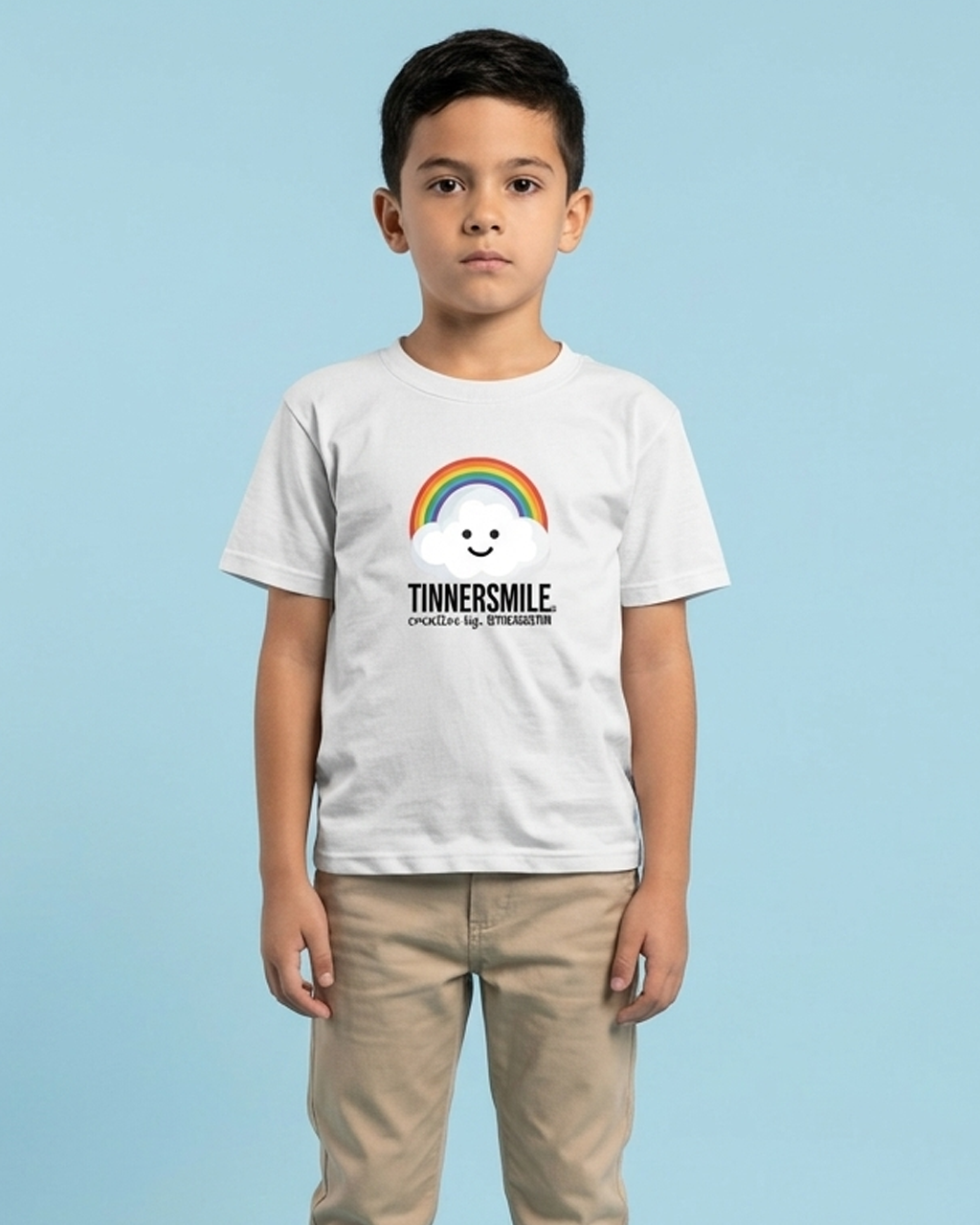 Polera Polo Niño/Niña cuello redondo manga corta.