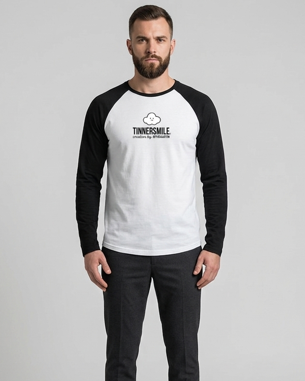 Polera manga larga tipo Reglán Unisex