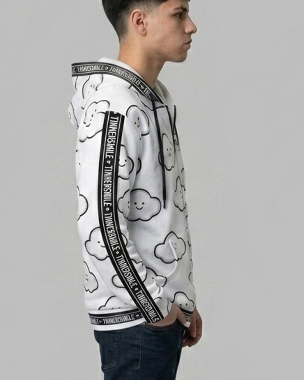 Polerón Unisex con cierre FULLPRINTS TINNERSMILE®