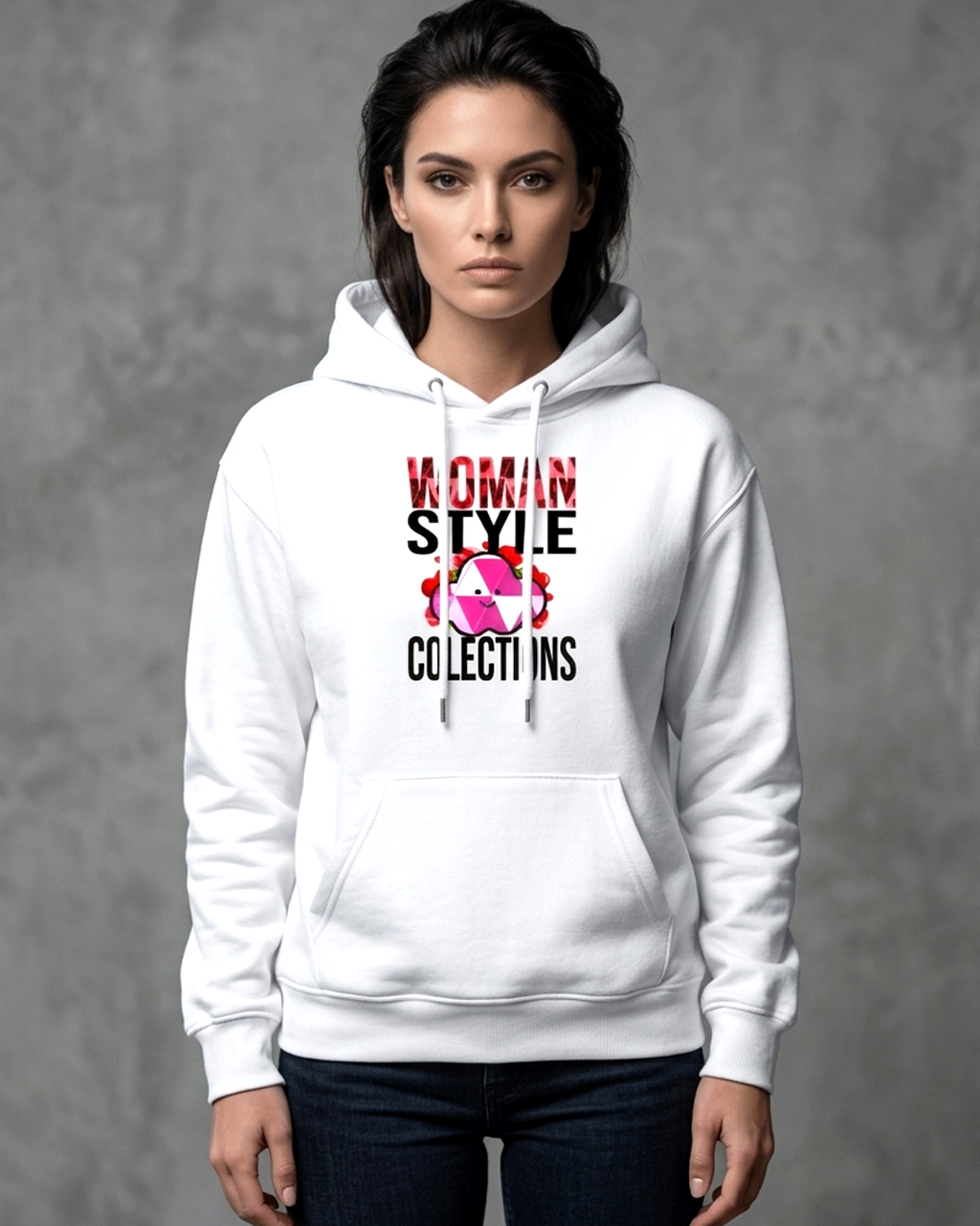 Polerón tipo Canguro mujer TINNERSMILE®