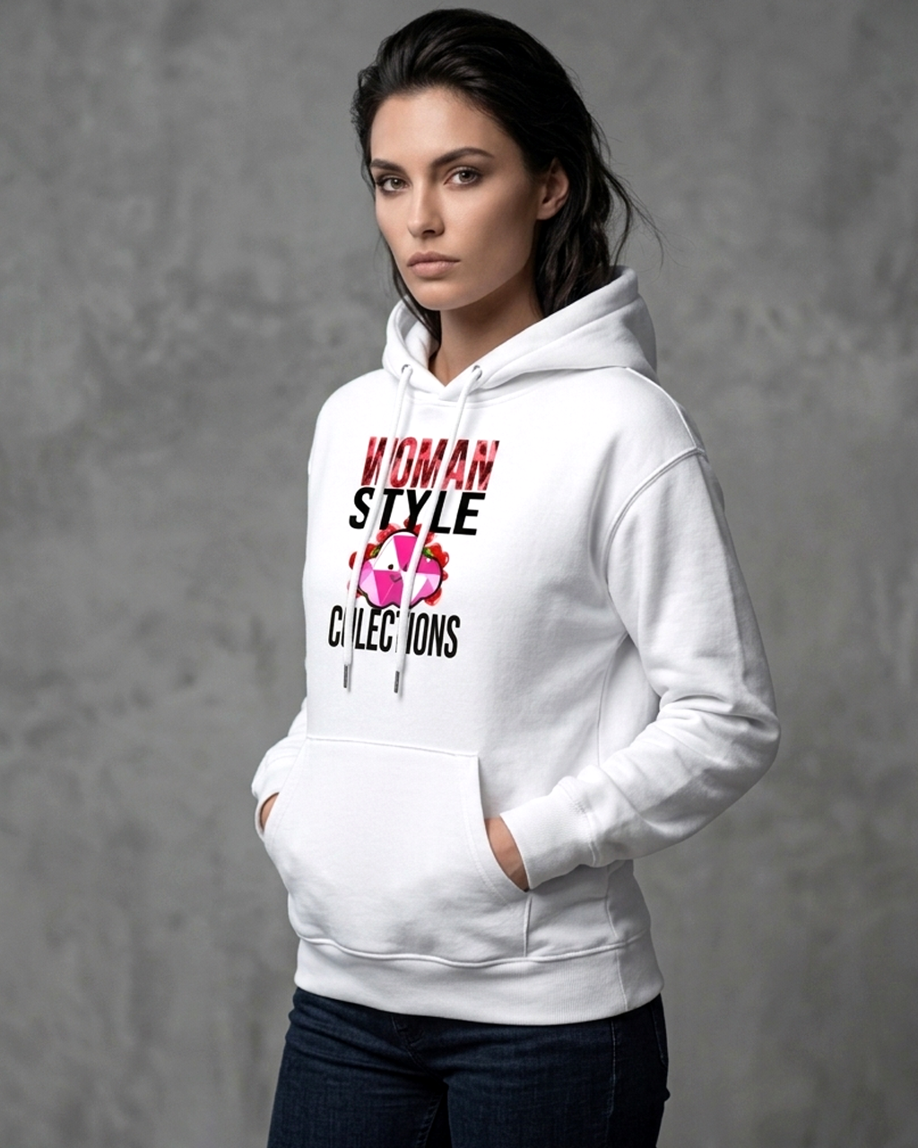 Polerón tipo Canguro mujer TINNERSMILE®