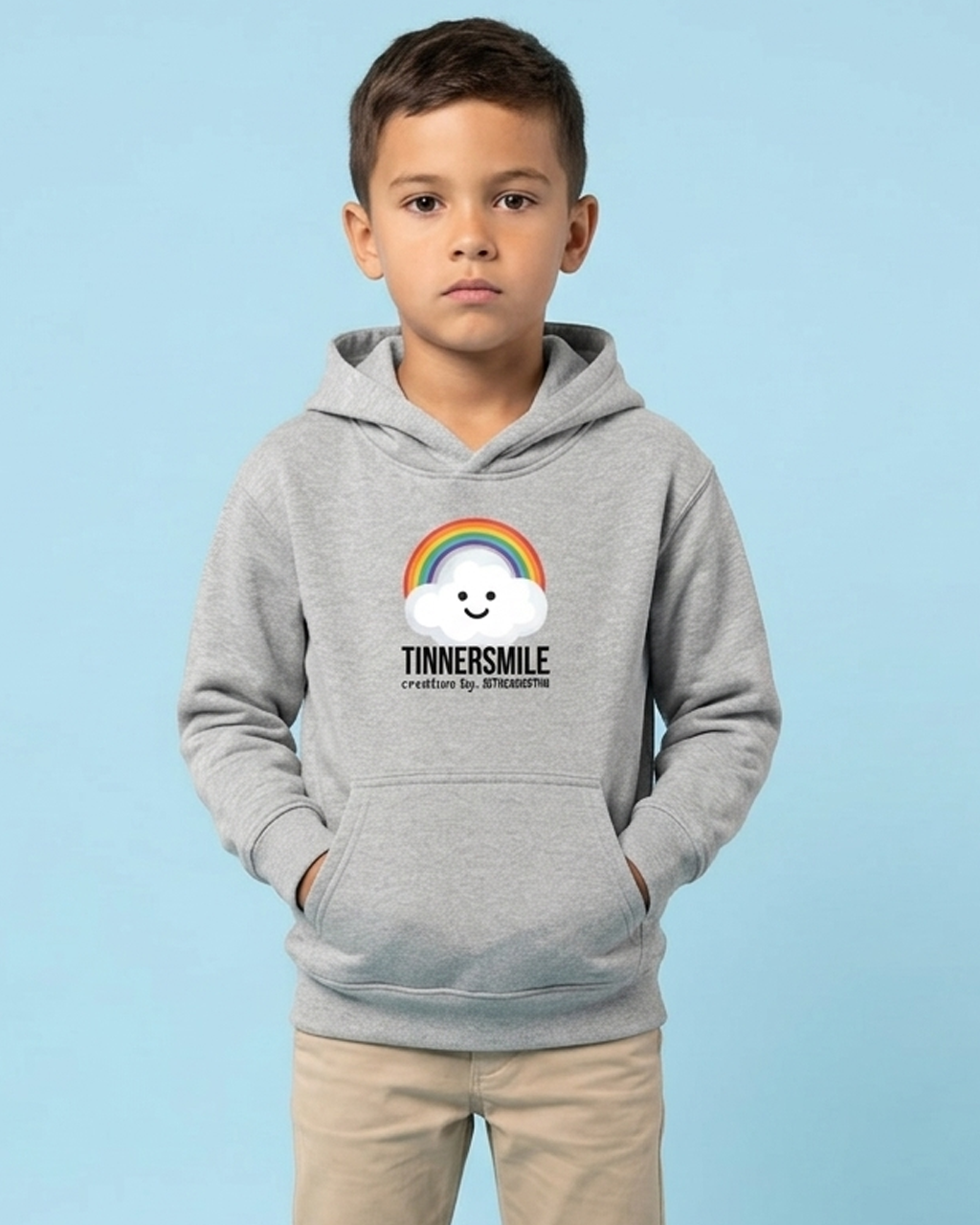 Polerón tipo Canguro niños TINNERSMILE®