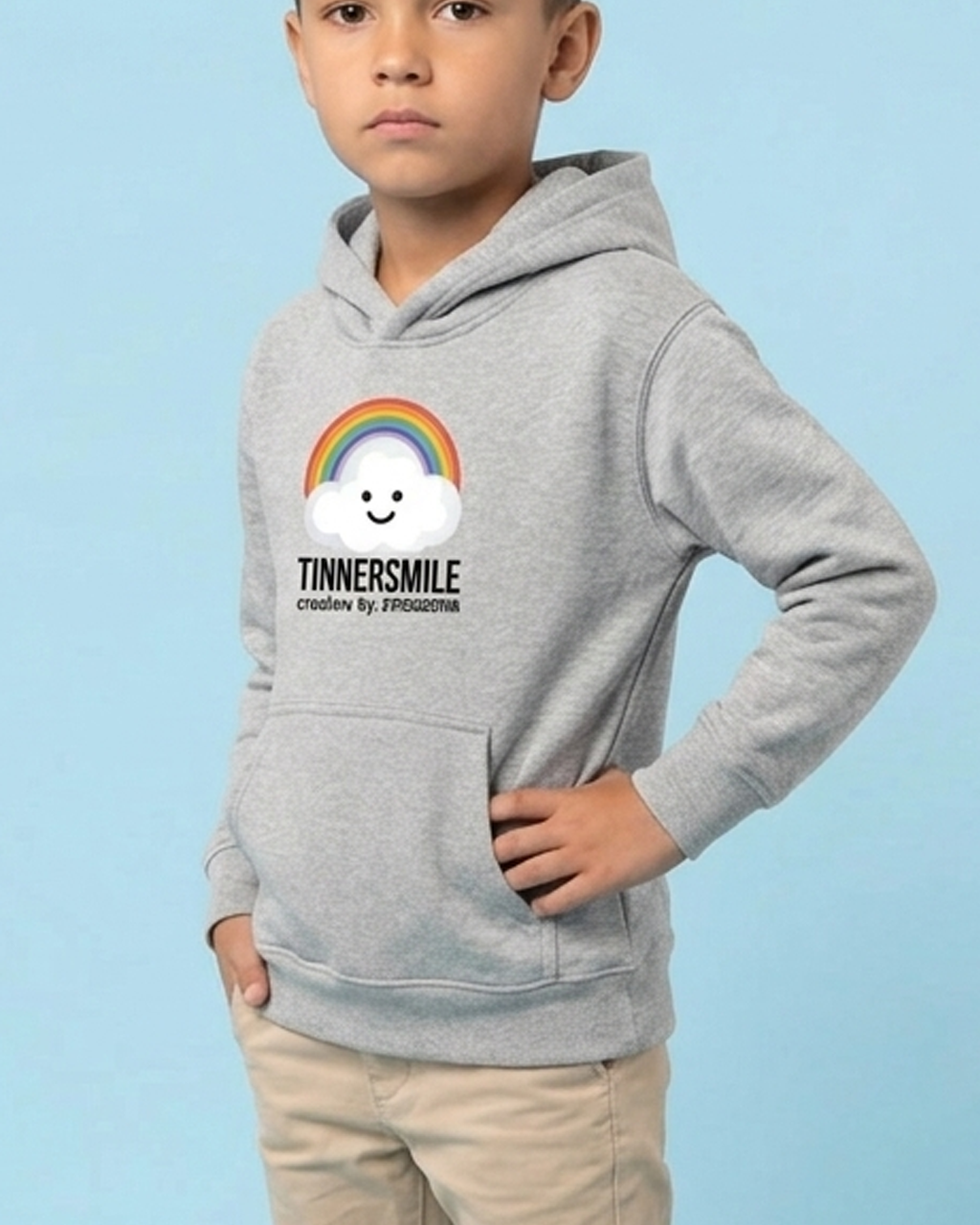 Polerón tipo Canguro niños TINNERSMILE®