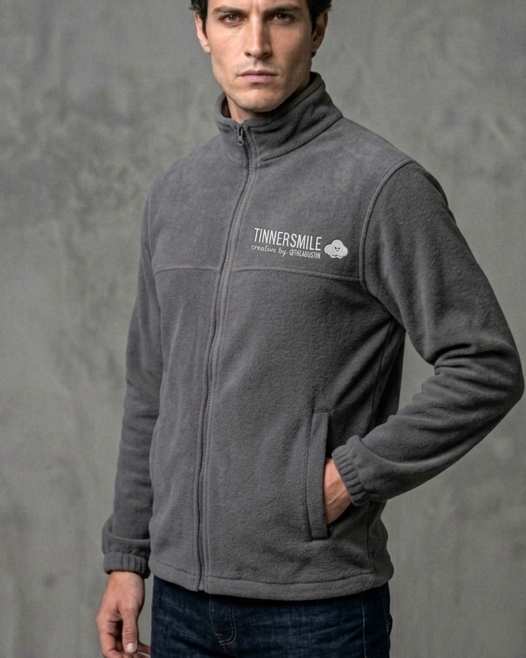 Micro Polar, polerón con cierre TINNERSMILE®