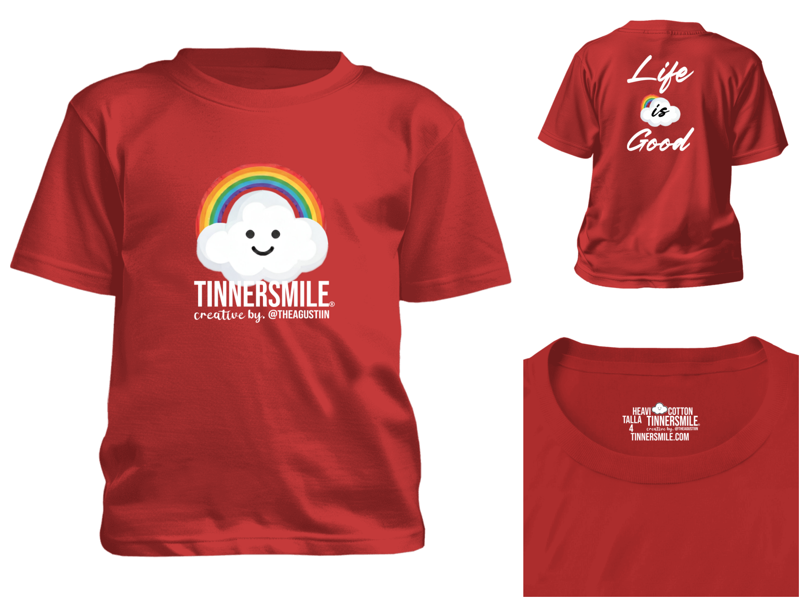 Polera Polo Niño/Niña cuello redondo manga corta.