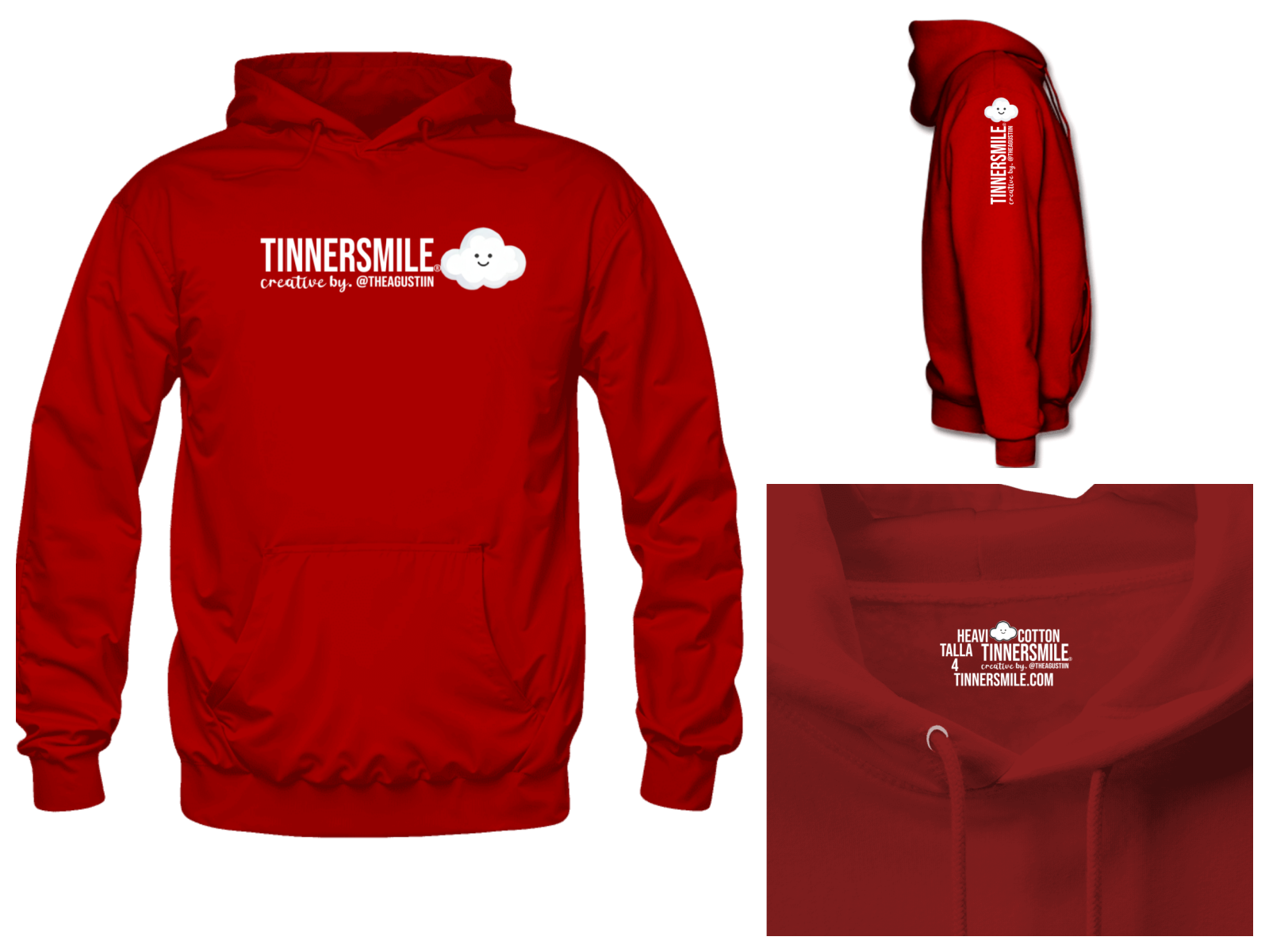 Polerón tipo Canguro hombre TINNERSMILE®