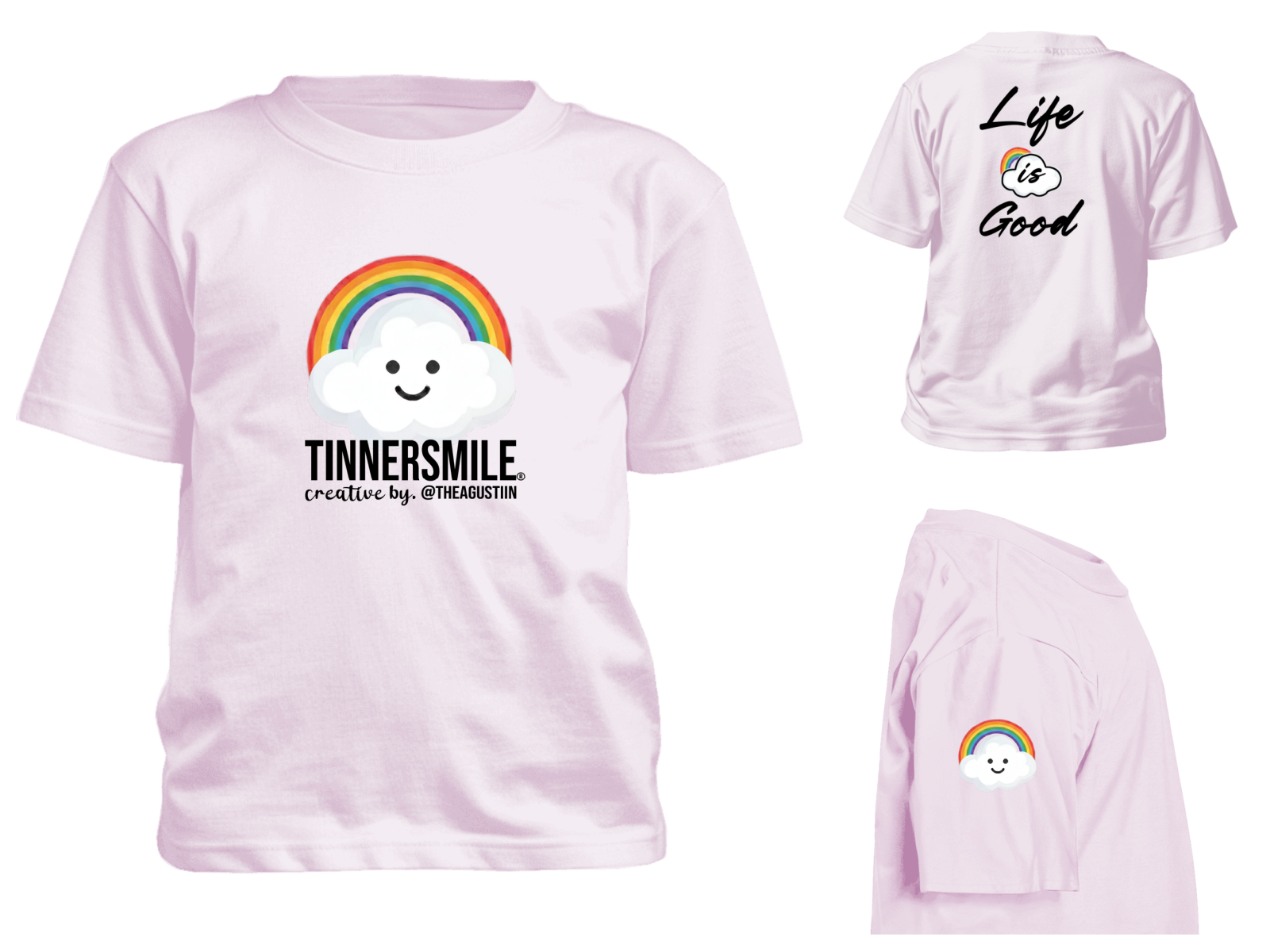 Polera Polo Niño/Niña cuello redondo manga corta.