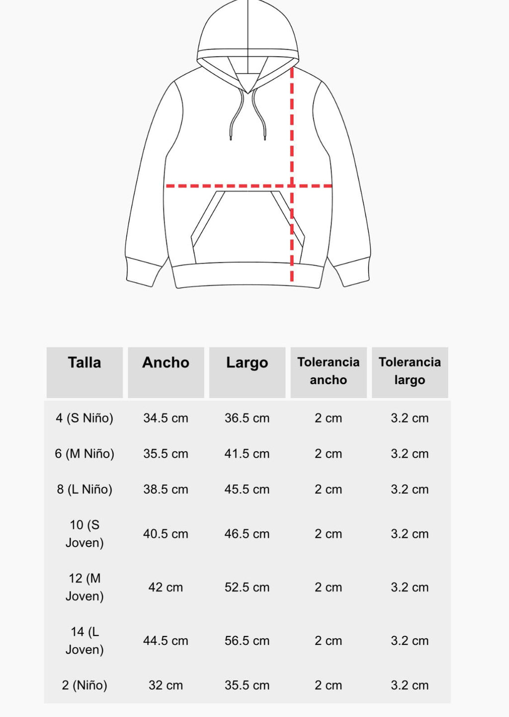 Polerón tipo Canguro niños TINNERSMILE®