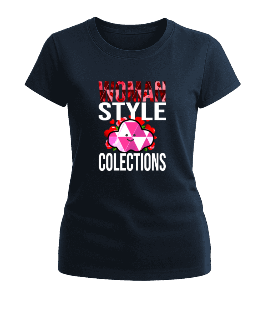 Polera Polo Mujer cuello redondo manga corta.