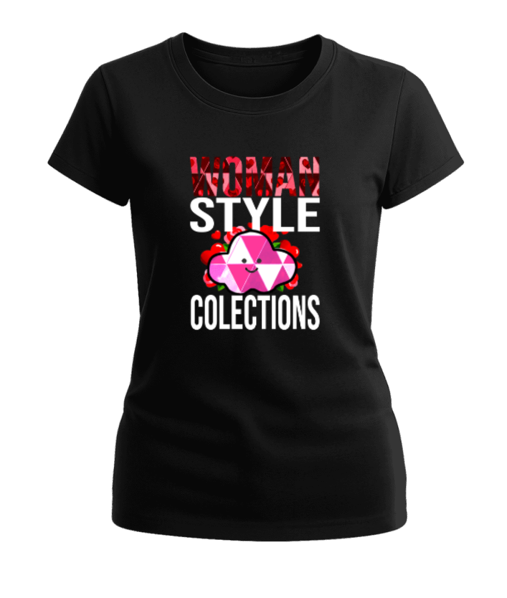 Polera Polo Mujer cuello redondo manga corta.