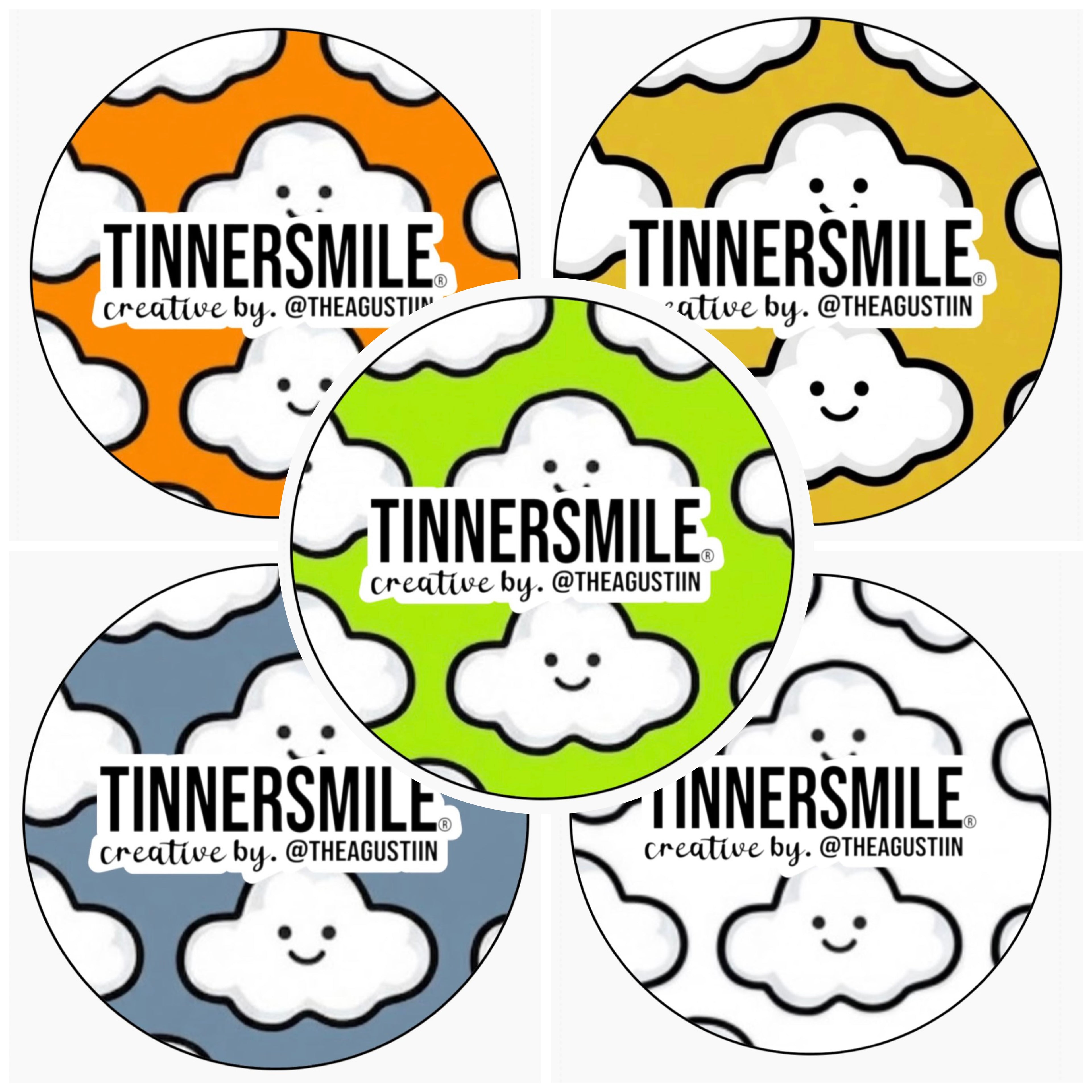 Posavasos con diseño TINNERSMILE® (Pack 5 unidades).