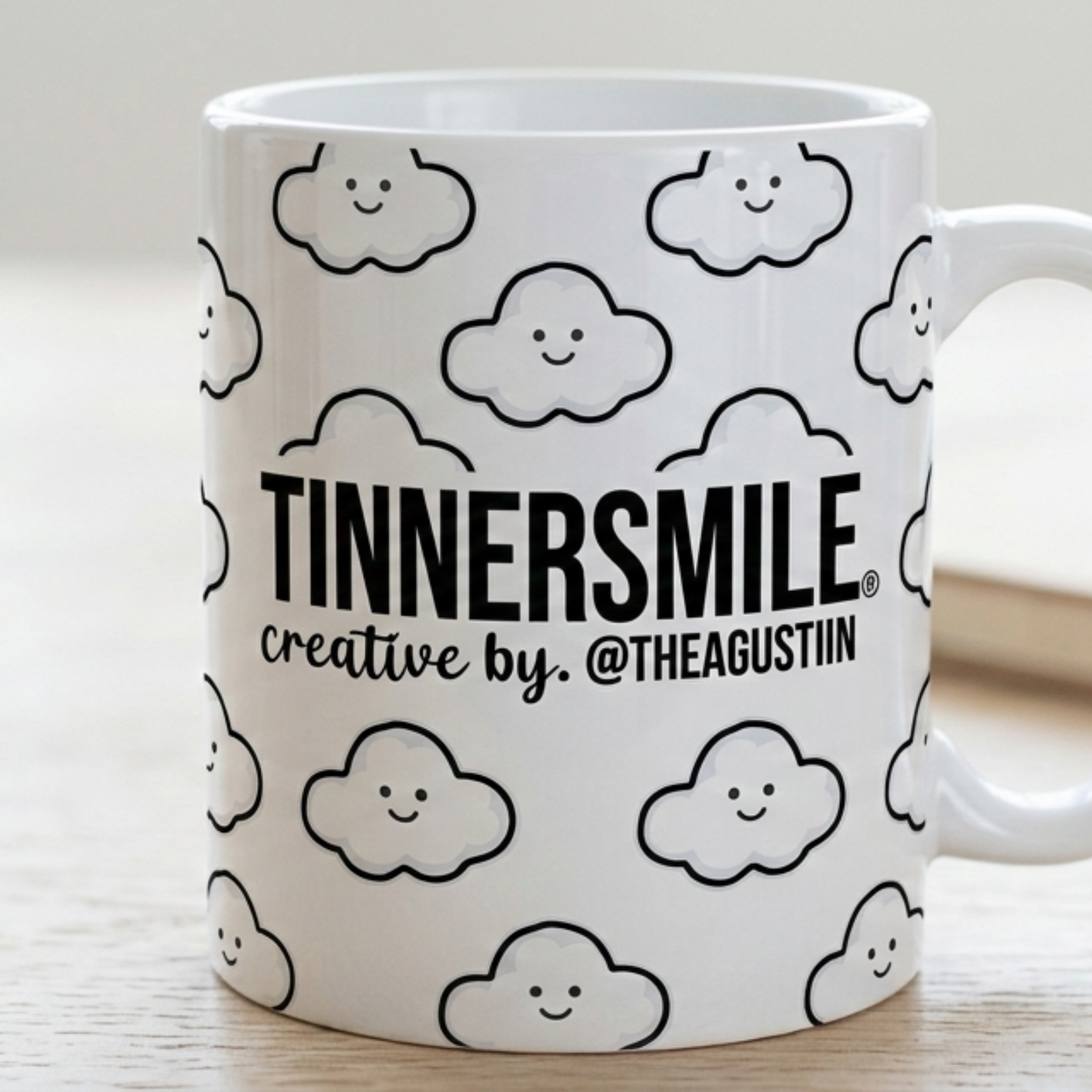 Taza cerámica con diseño TINNERSMILE® y otros (Pack 3 unidades).