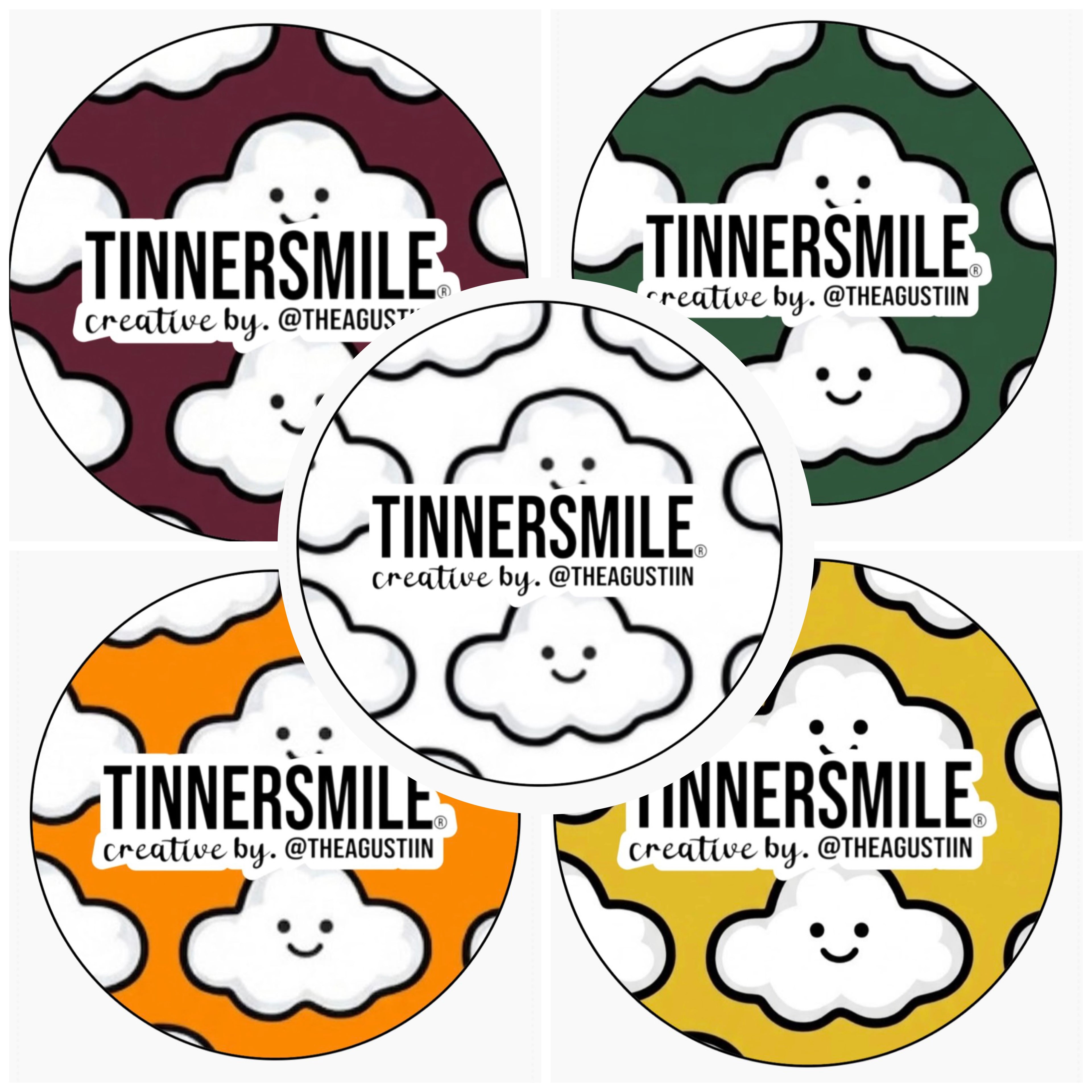 Posavasos con diseño TINNERSMILE® (Pack 5 unidades).