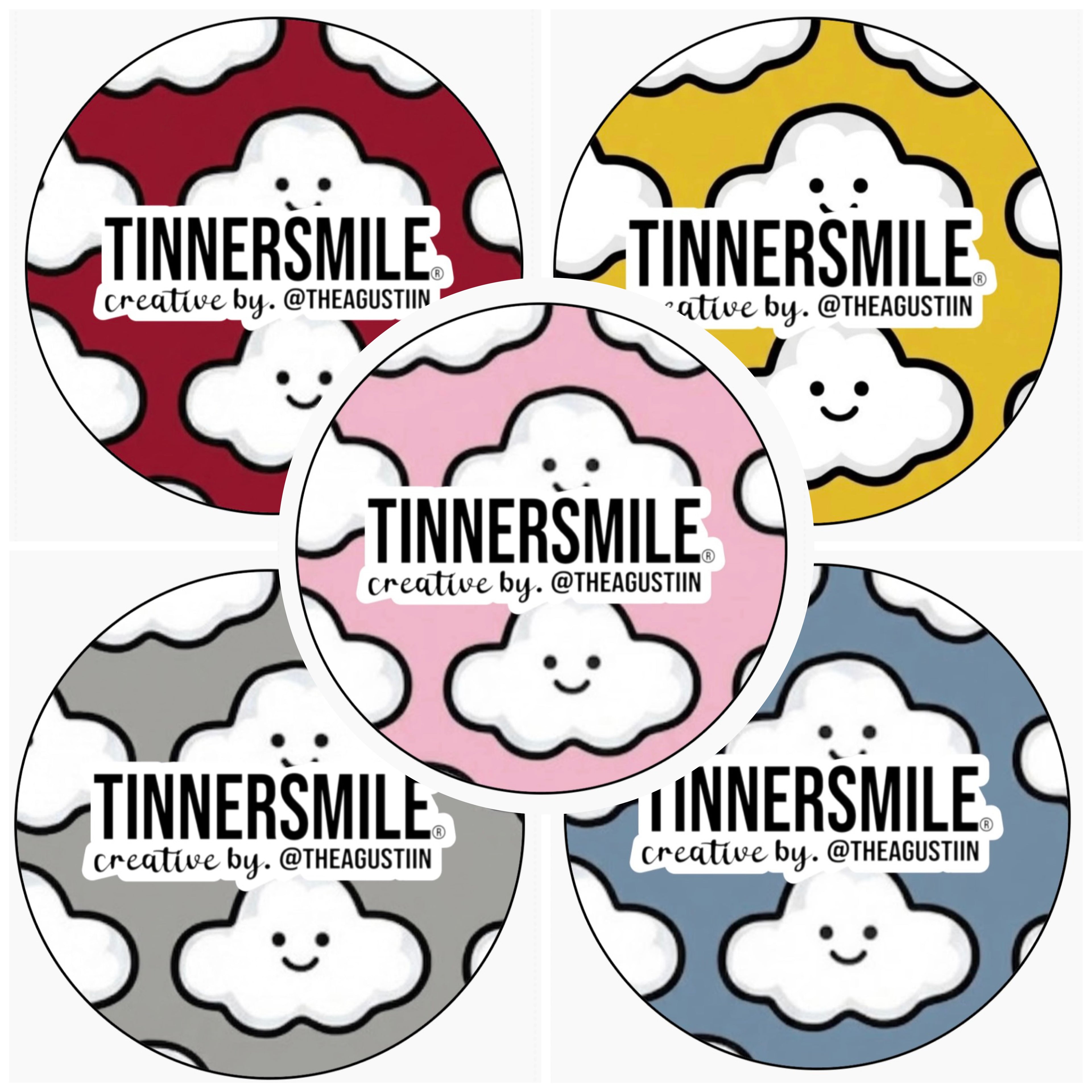 Posavasos con diseño TINNERSMILE® (Pack 5 unidades).